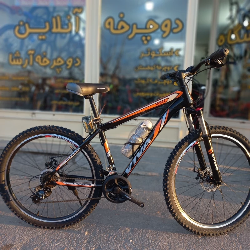 دوچرخه طرح ویوا سایز 20 و 24 و 26 ترمز دیسکی و لقمه ای  قیمت تولیدی (ارسال نیم بها به سراسر ایران با تیپاکس و چاپار )