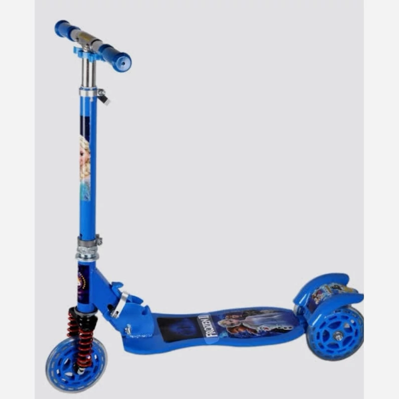 اسکوتر بچگانه متوسط 3 چرخ چراغدار تاشو (پس کرایه )